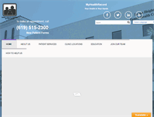 Tablet Screenshot of fhcsd.org